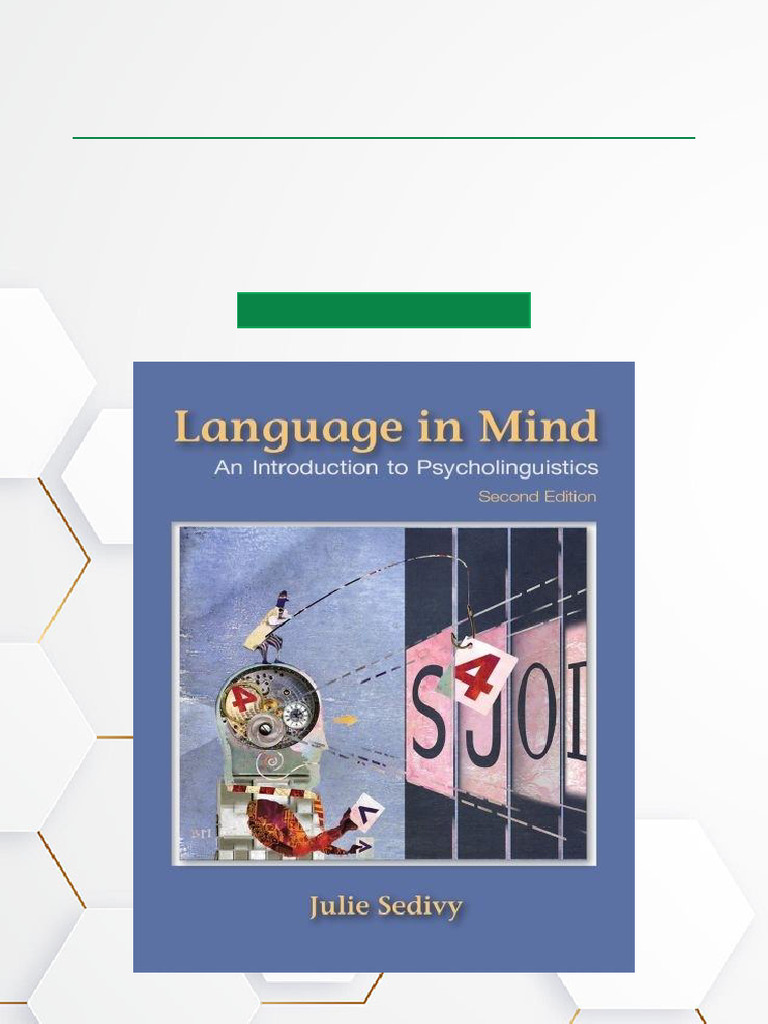 Language in Mind An Introduction To Psycholinguistics - 2nd