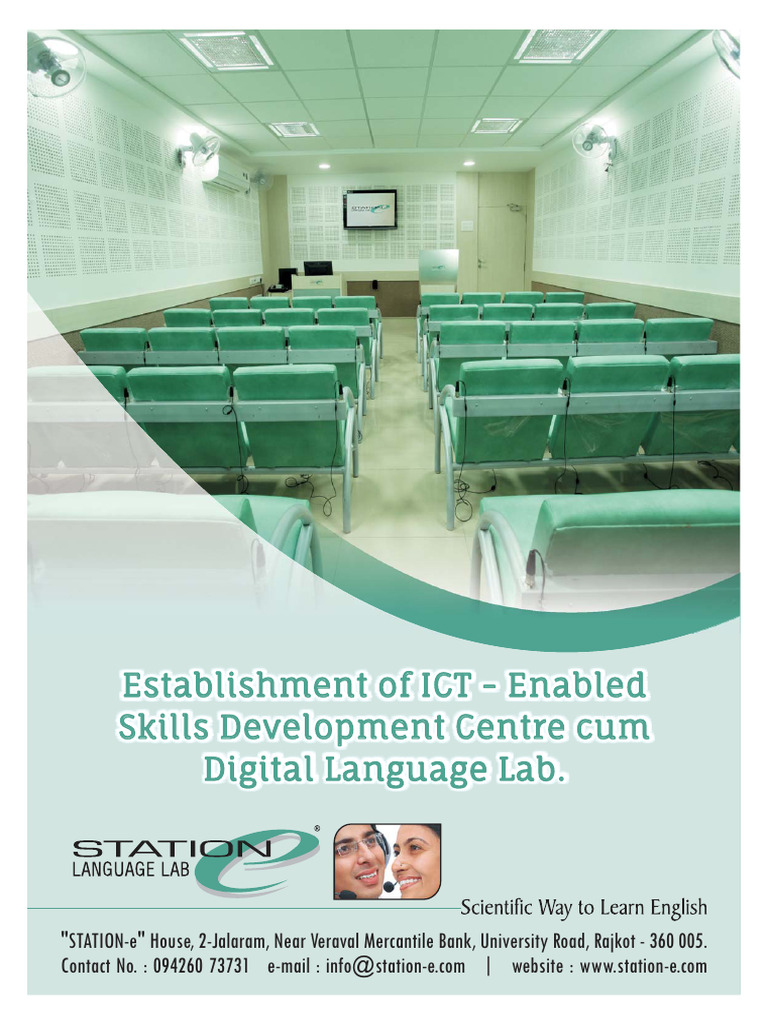 Digital Language Lab Skills Center | PDF | Communication | English Language