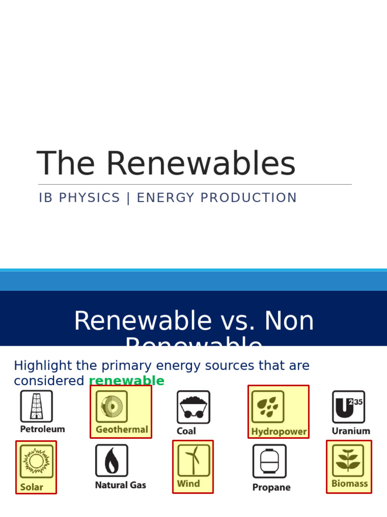 Understanding Renewable Energy Sources | PDF | Solar Power | Photovoltaics