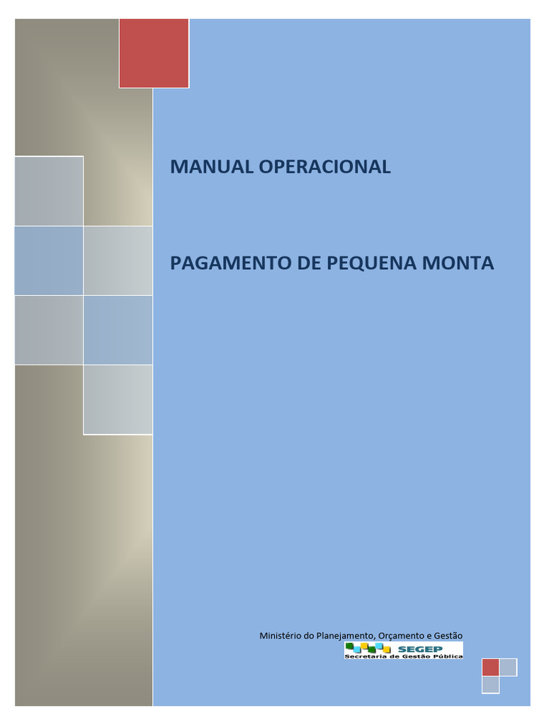 Manual Pequena Monta | PDF | Gestão de recursos humanos | Orçamento