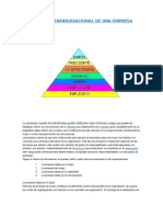 Piramide Jerarquizacional de Una Empresa