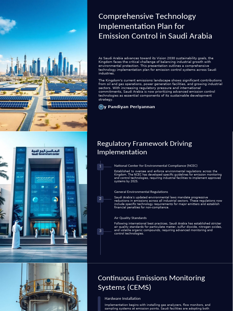 Comprehensive Technology Implementation Plan For Emission Control in ...