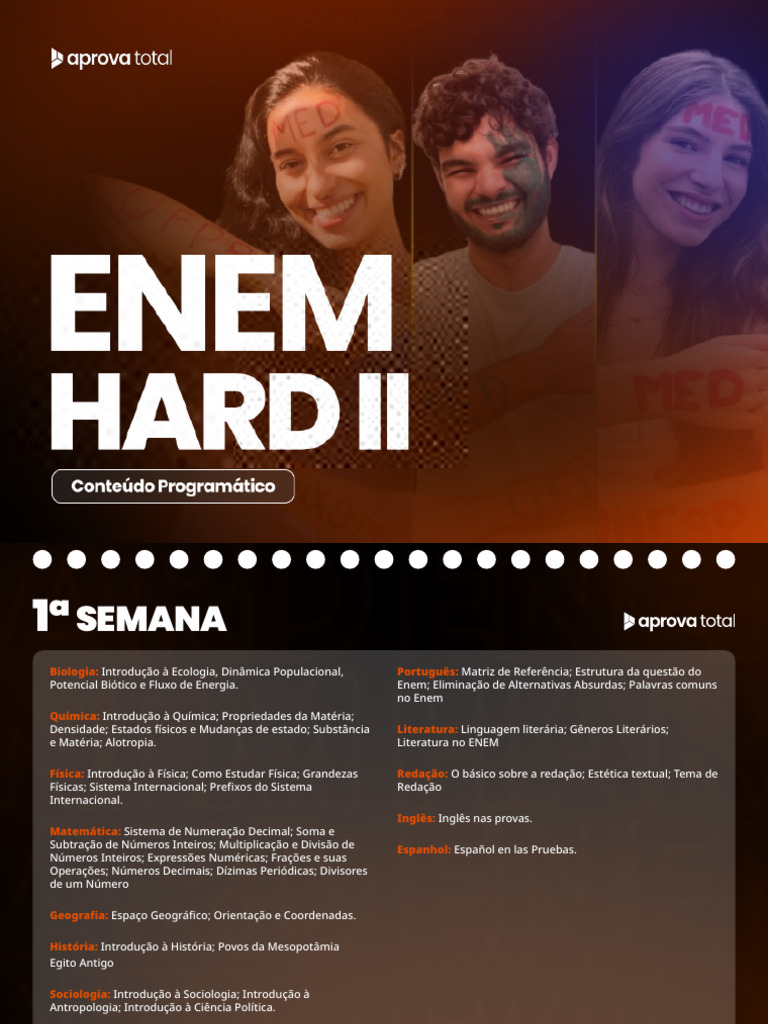 Conteúdo Programático do ENEM PDF | PDF | Trigonometria | Química