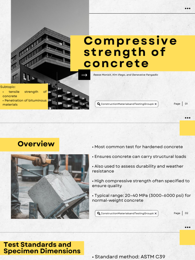 Compressive Strength of Concrete 20250520 213106 0000 | PDF | Concrete ...