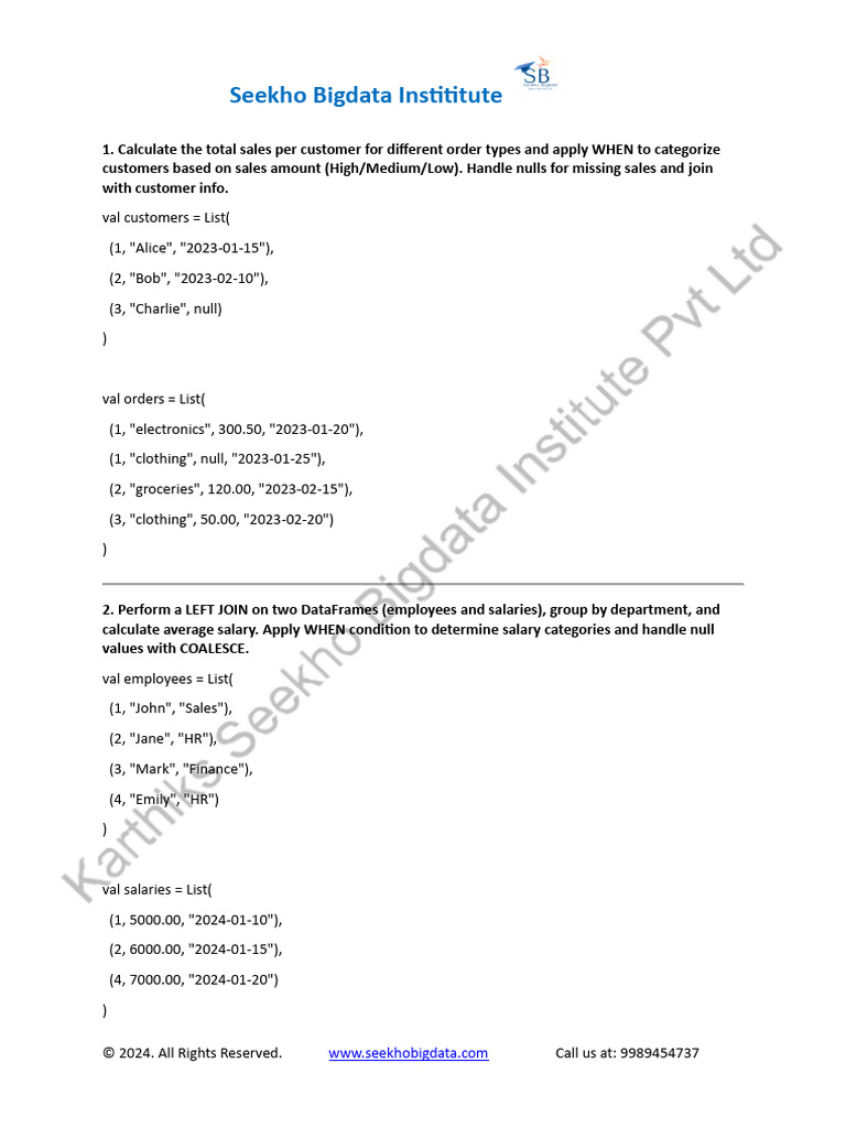 Big Data Analysis Techniques in Spark | PDF | Comma Separated Values ...