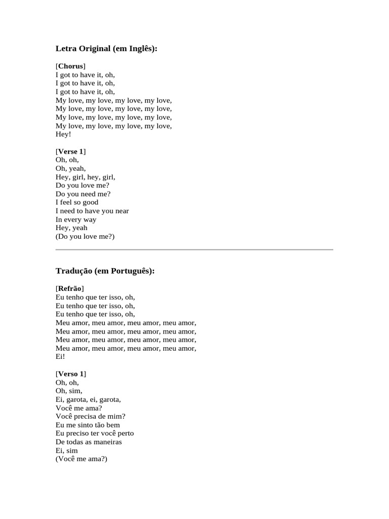 Letras e Traduções de Músicas | PDF | Amor | Música gravada