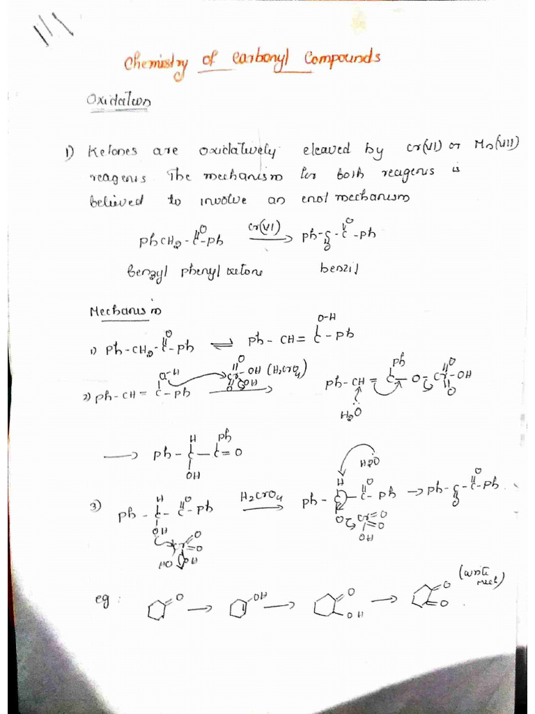 Chemistry of Carbonyl Compounds 1 | PDF