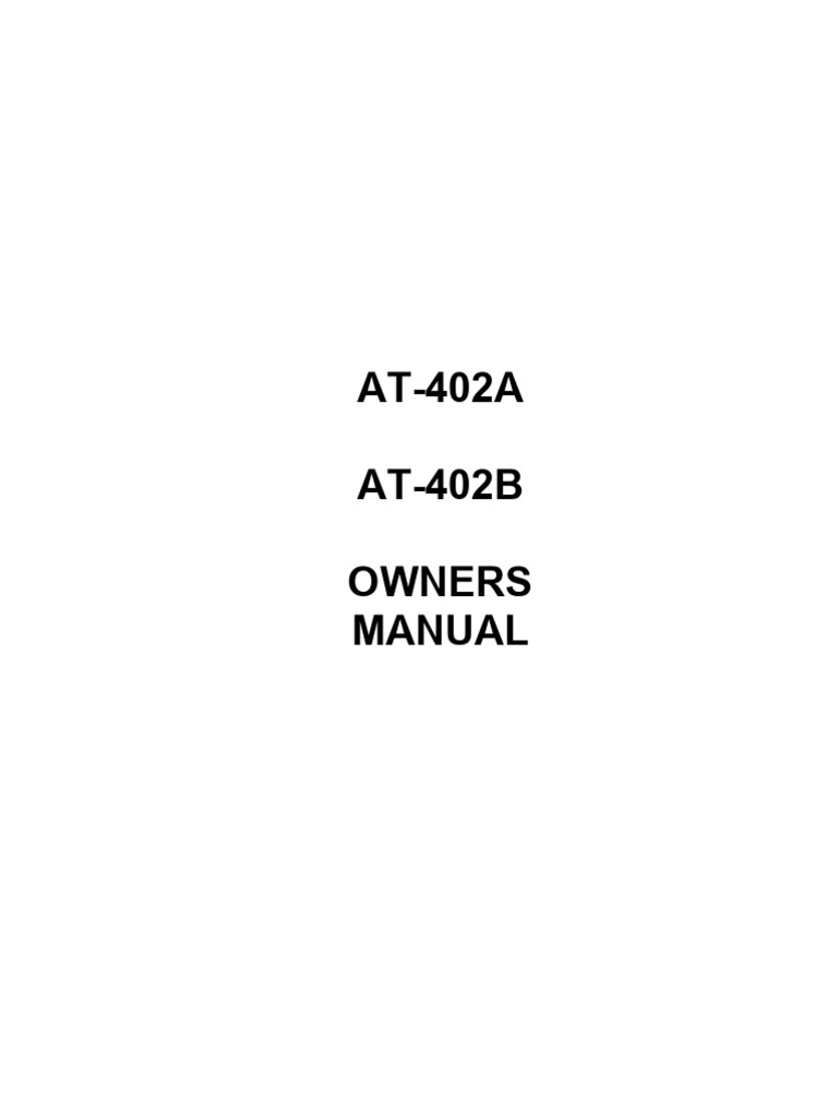 AT 402 Introduction | PDF | Aerospace Companies Of The United States ...