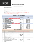 Study Notes Physical Science Grade 10 - STANMORE SECONDARY | PDF