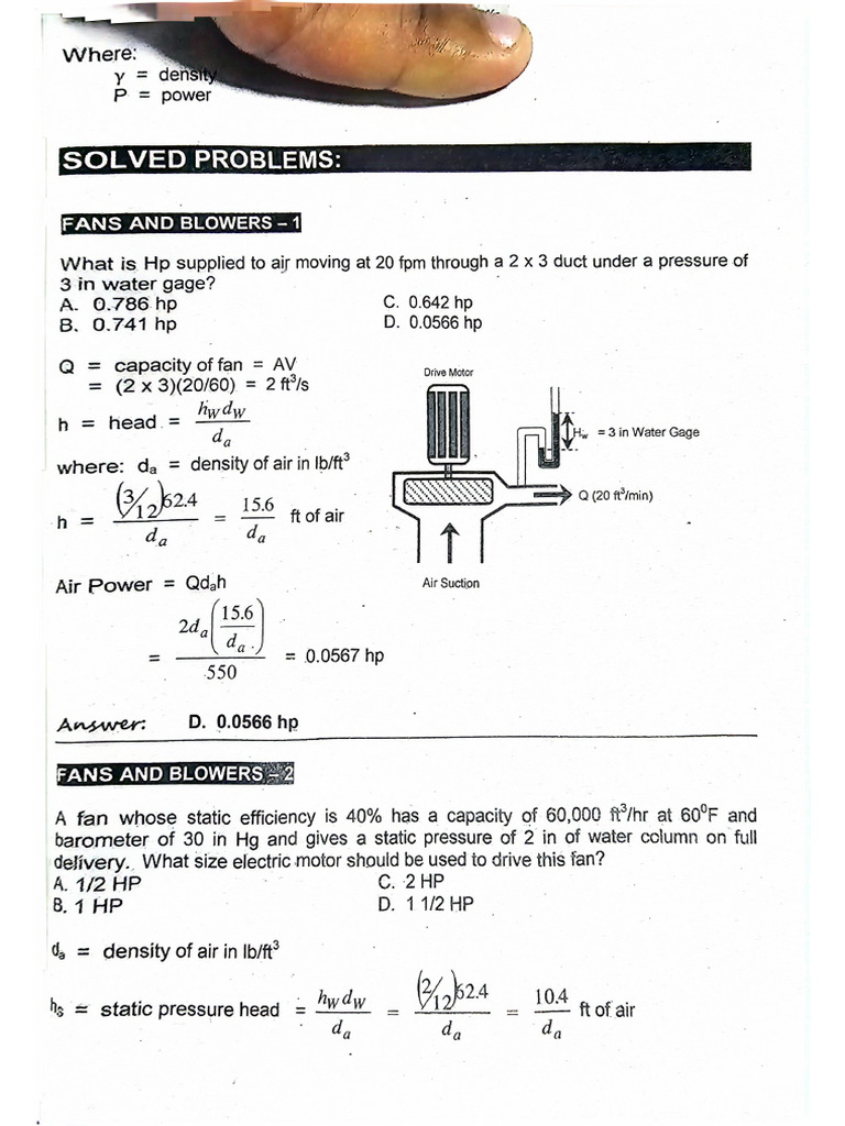 Fans And Blowers Pdf