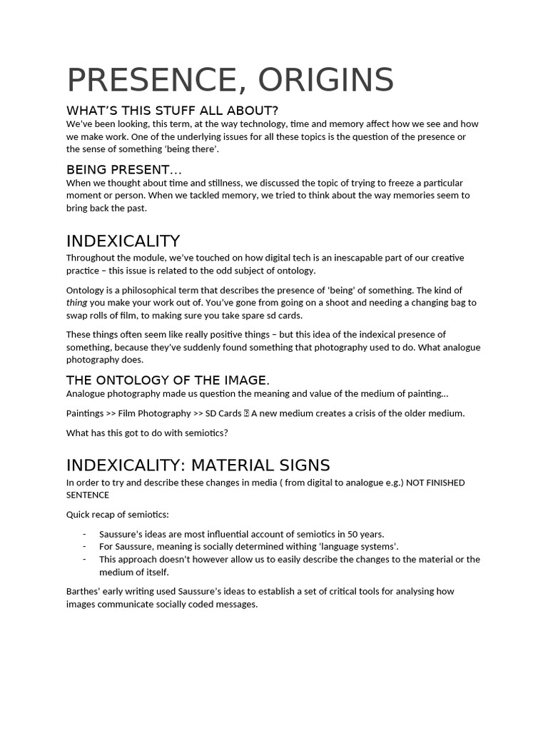 Understanding Indexical Photography | PDF | Semiotics | Communication