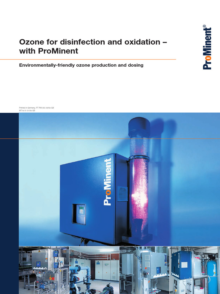 ProMinent Ozone Systems Overview | PDF | Ozone | Water