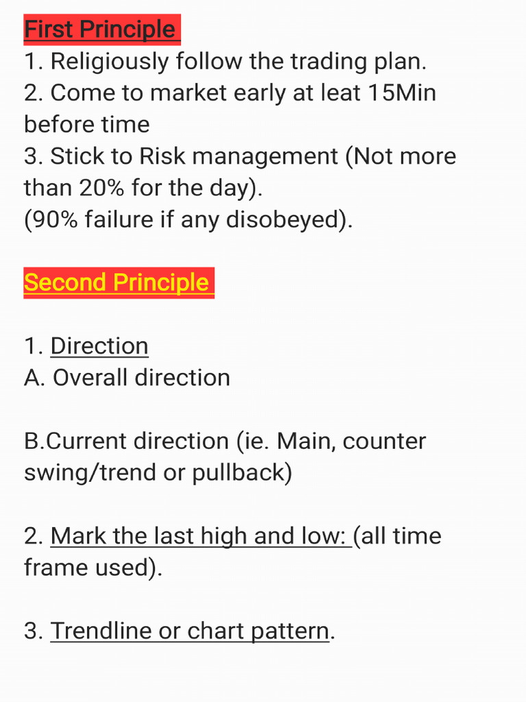 Trading Plan | PDF