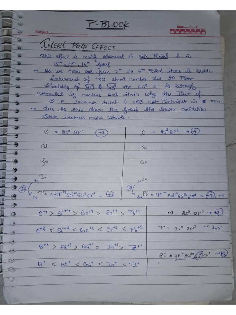 P Block Detail | PDF