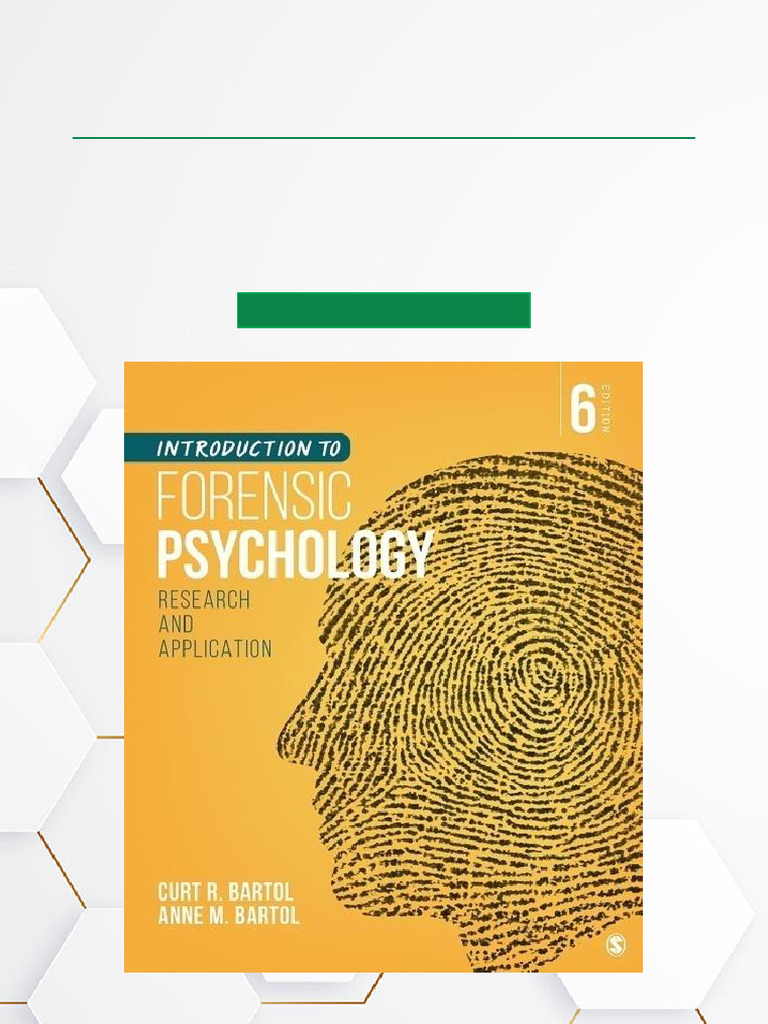 Forensic Psychology: Research & Application | PDF | Psychopathy | Sex ...
