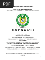 Ley Coprumh y Su To para El Libro