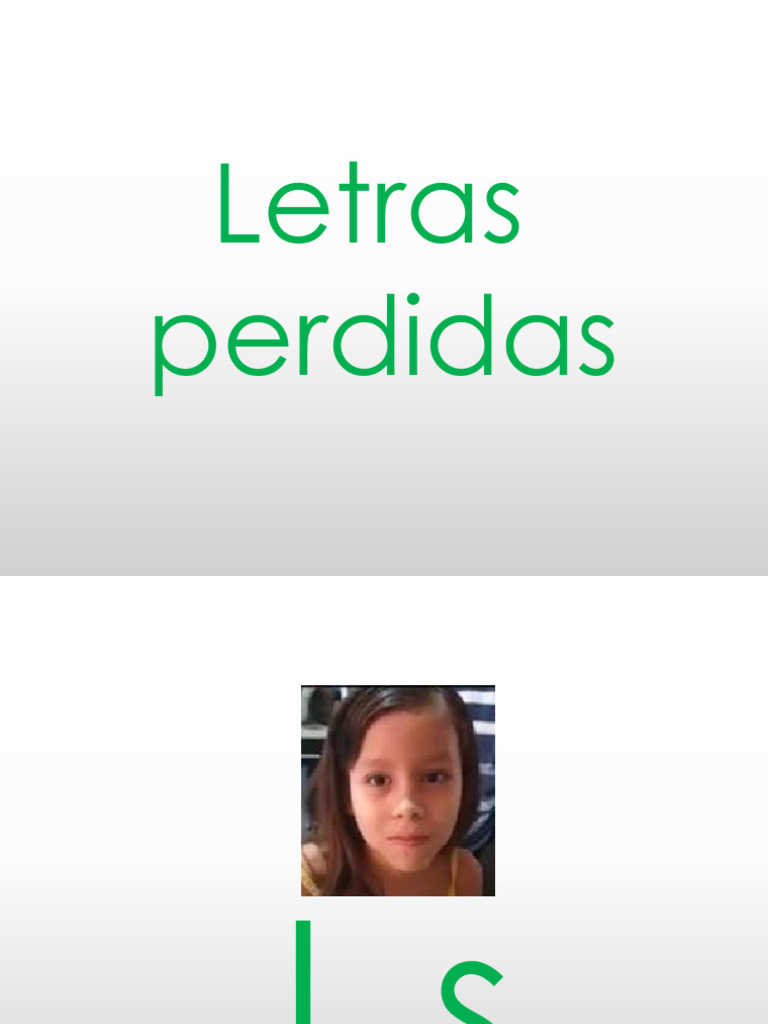 Letras Perdidas 2 | PDF