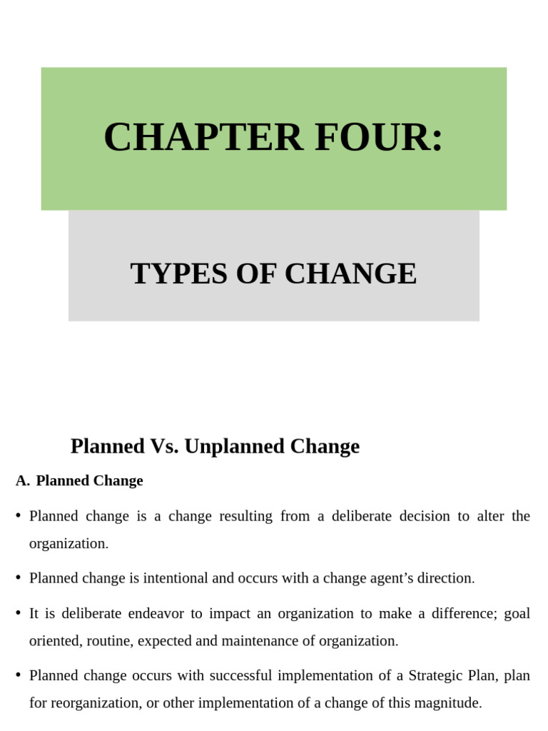 Types of Organizational Change Explained | PDF | Business Process ...