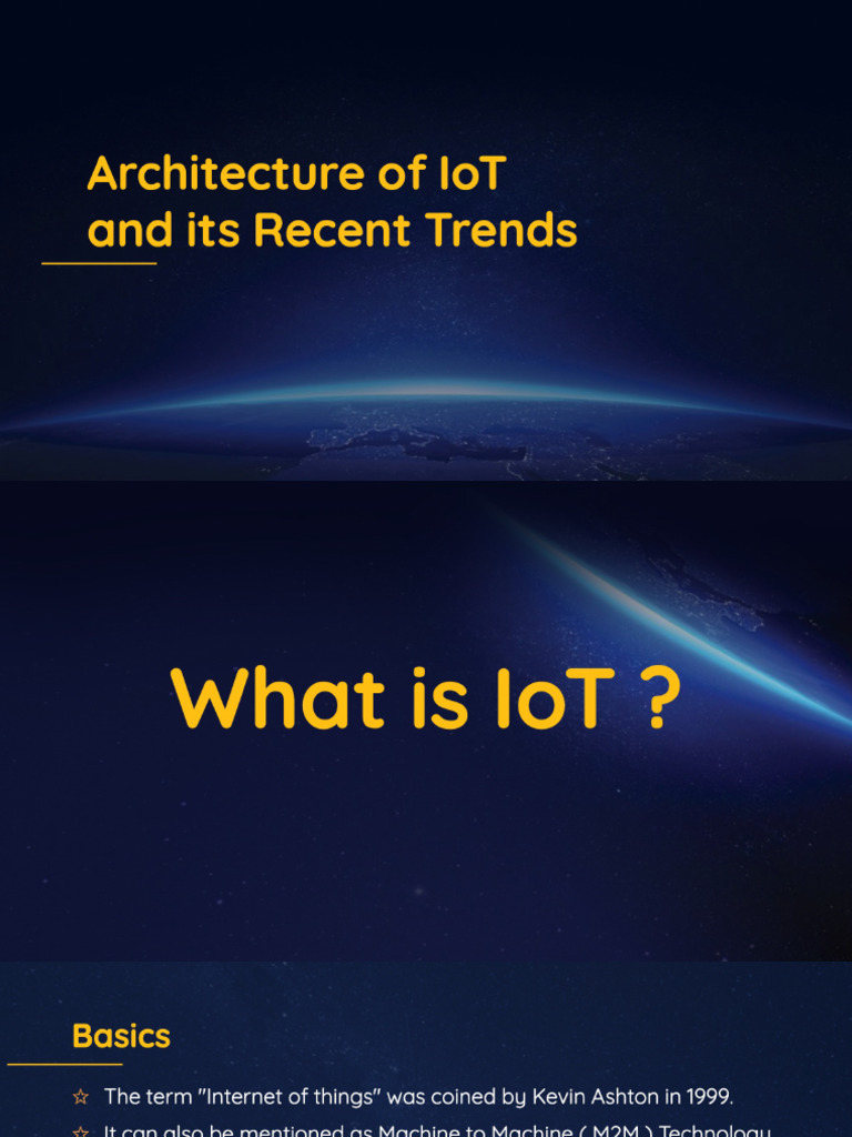 Architecture of IoT and Its Recent Trends | PDF | Internet Of Things ...