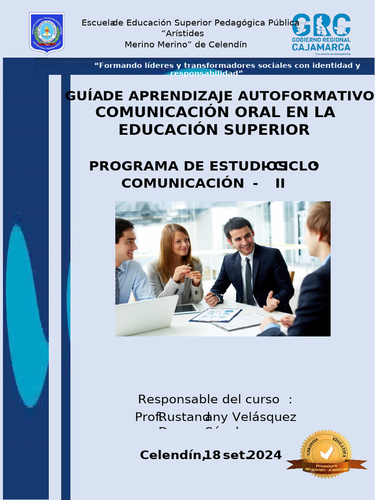 Guía 3 Pasos Prod. Text Orales-In.2-2024-2 | PDF | Comunicación ...