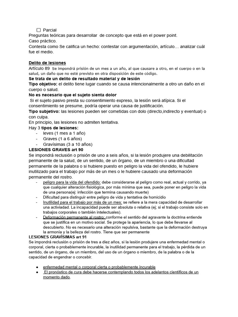 Derecho Penal Clase 16 - 05 UNIDAD 4 | PDF | Homicidio | Homicidio ...