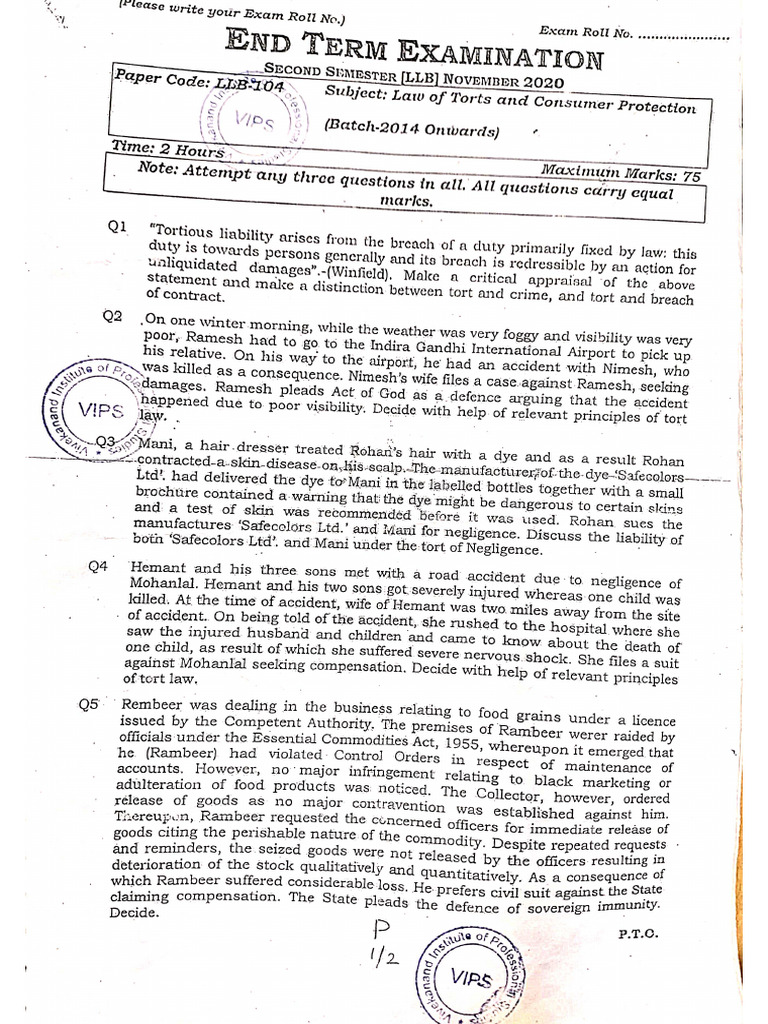 Sem2 PYQs | PDF