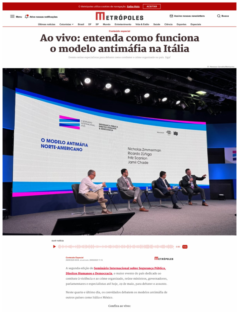 Modelos Antimáfia: Debate Internacional | PDF | Itália | Os Estados Unidos