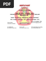  Contoh  Sertifikat  PRAKERIN