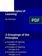 13 Principles of Learning