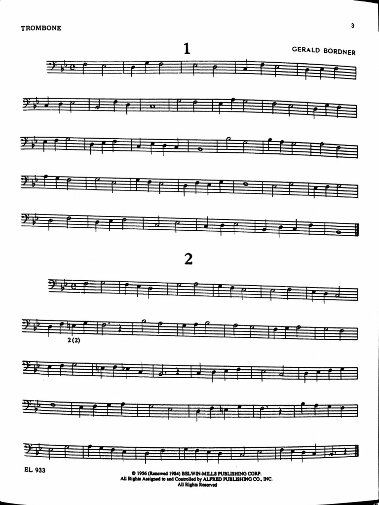 Pract Stud Trombone | PDF