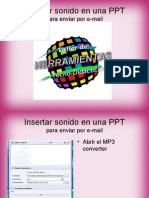 Insertar Sonidos para Enviar Por Mail