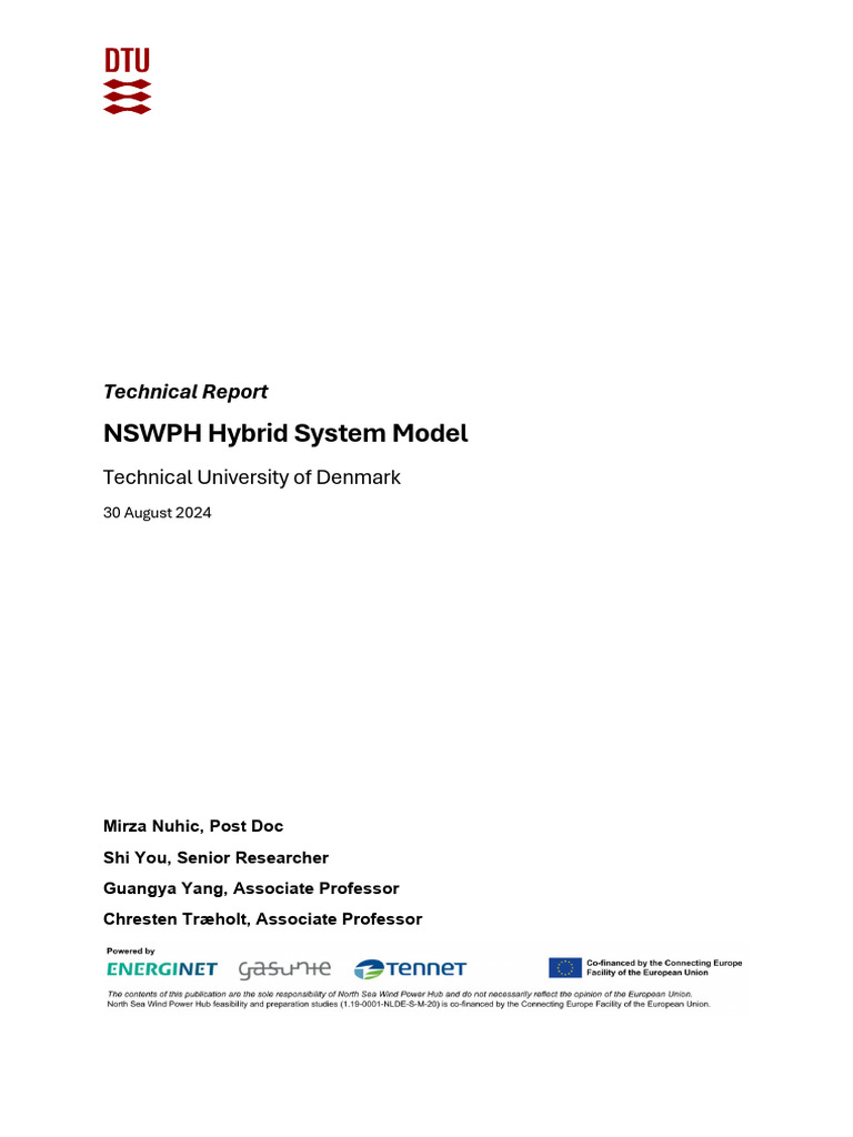 NSWPH Hybrid System Model Analysis | PDF | Rectifier | Electromagnetism