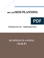 Business Planning PPT Bec Bagalkot Mba