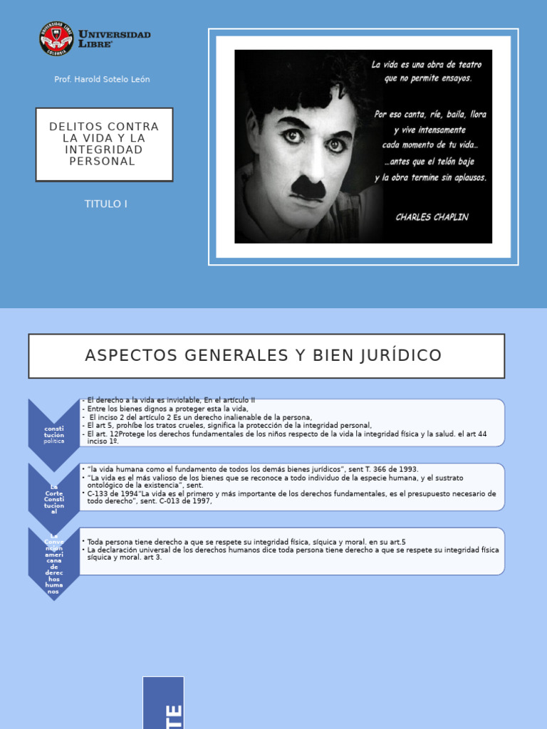 Delitos Contra La Vida y Integridad Personal | PDF | Genocidios | Homicidio