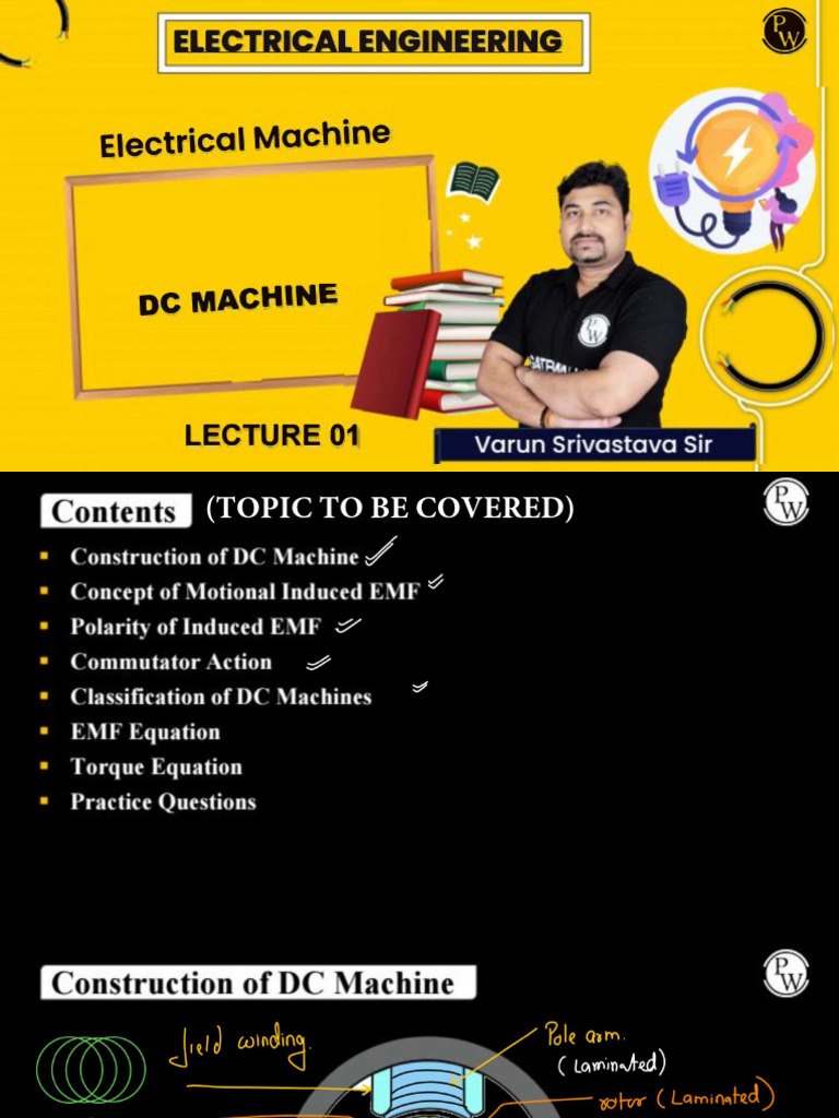 1-DC Machine 01 Class Notes | PDF