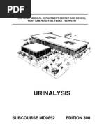 Download US Army Medical Course MD0852-300 - Urinalysis by Georges SN8699731 doc pdf