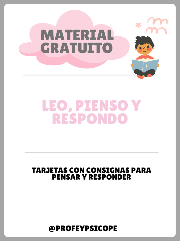 Tarjetas de Consignas para Responder | PDF | Color | Percepción visual