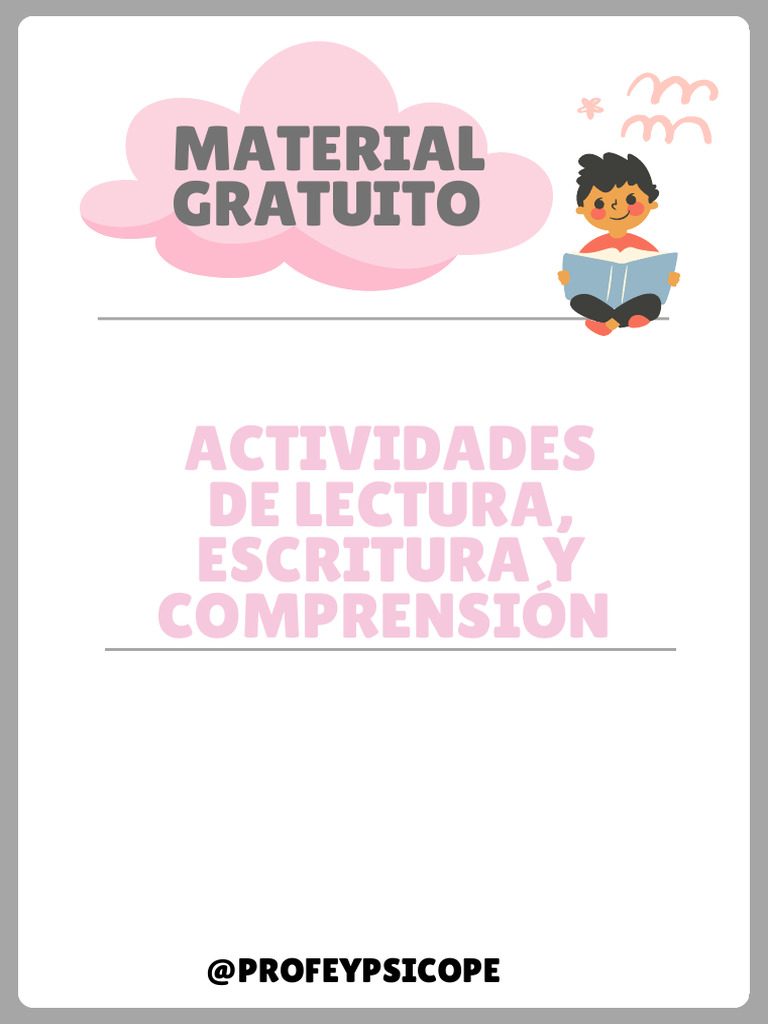 Actividades de Lectura y Escritura Infantil | PDF | Color