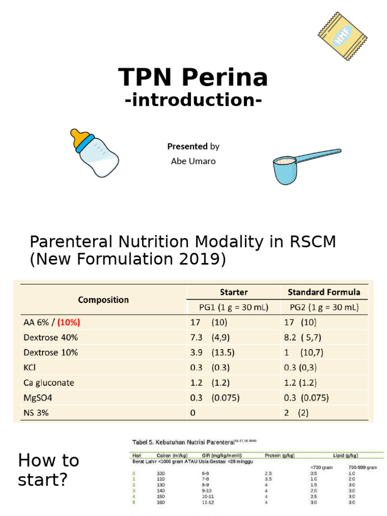 TPN Guidelines for Pediatric Nutrition | PDF