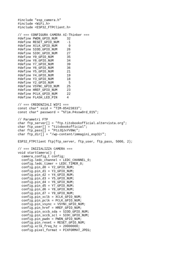 Script Esp32 | PDF
