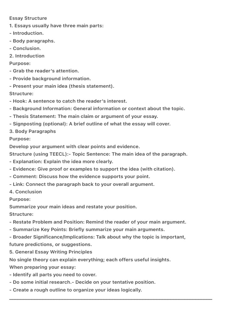 Point-Proof-Comment Essay Guide | PDF | Essays | Writing