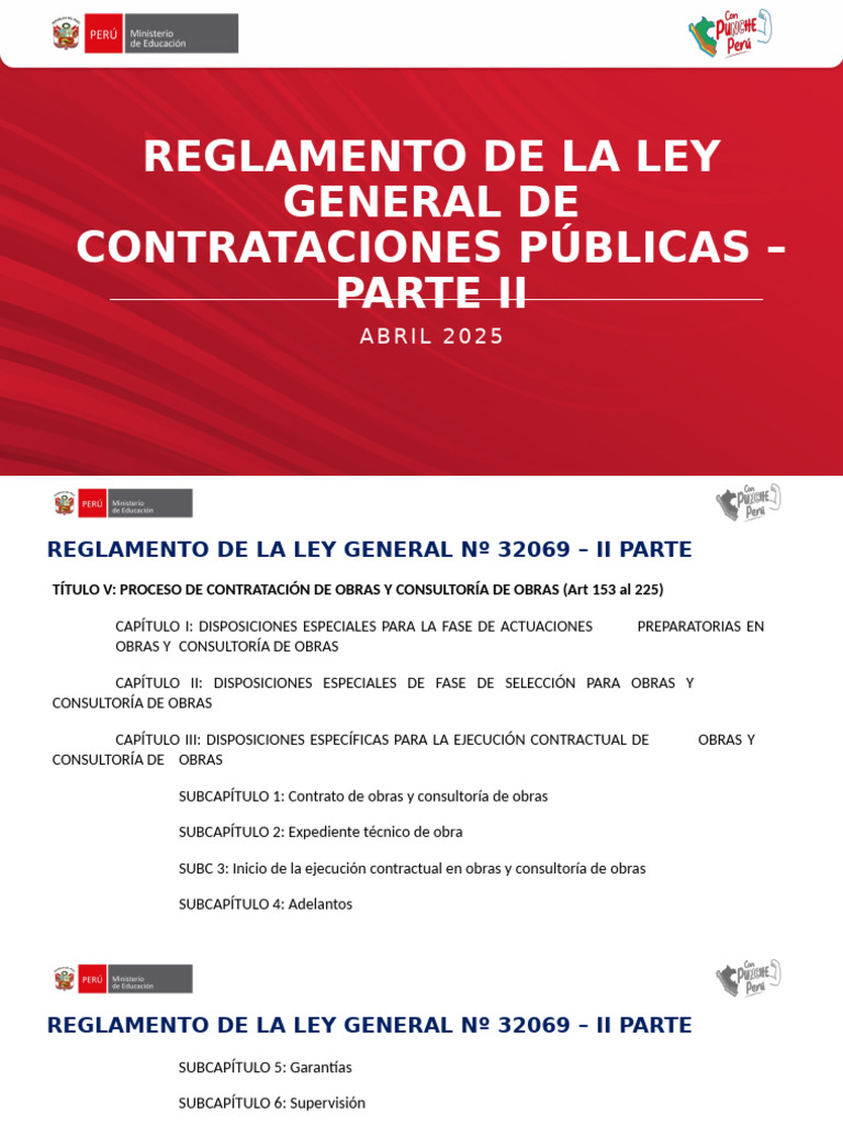 Proceso de Contratación Ley 32069 | PDF | Investigación y desarrollo ...