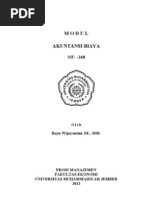 Download modul akuntansi biaya by Daniel Edwin Pramono SN86999424 doc pdf