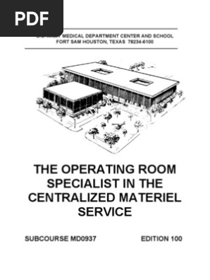 Us Army Medical Course Md0937 200 The Operating Room