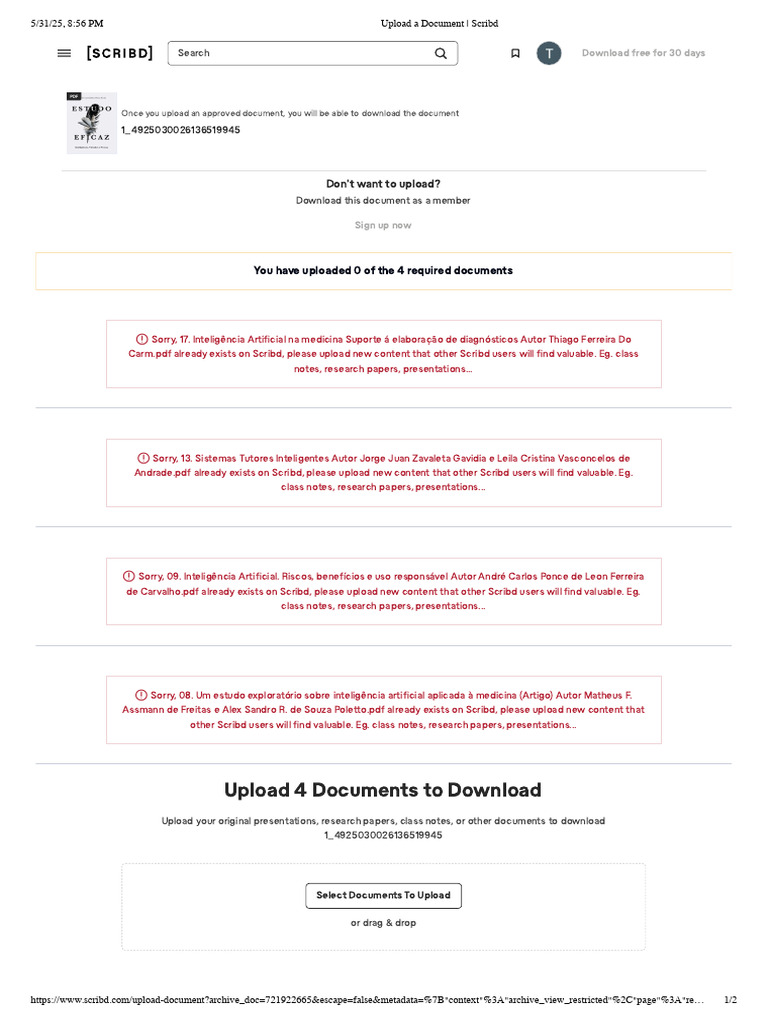 Upload Documents to Scribd for Access | PDF | Scribd