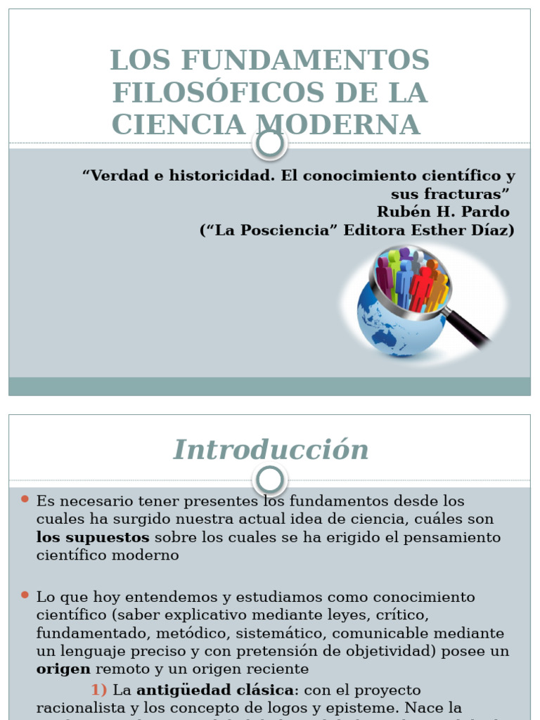3 - Los Fundamentos Filosoficos de La Ciencia | PDF | Conocimiento ...