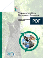 Towards A Life Cycle Sustainability Assessment: Making Informed Choices On Products