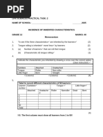 Grade 12 Genetics and Inheritance Guide | PDF