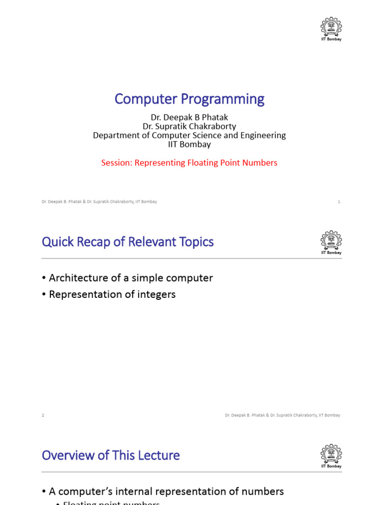 Floating Point Numbers in C++ Explained | PDF | Computing | Mathematics