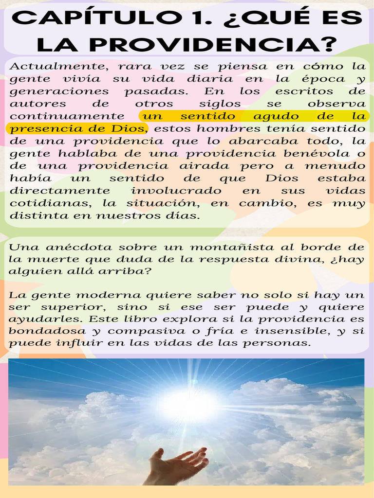 La Providencia Divina en la Vida Moderna | PDF | Verdad | Dios